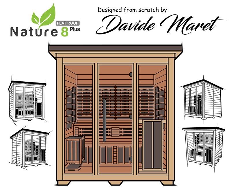 medical sauna nature8 design sketch from david maret